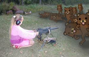 Its like zombies, only with pedobears.